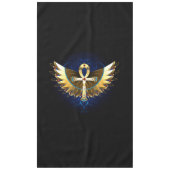 Gold Ankh mit Wings Tischdecke (Vorderseite)