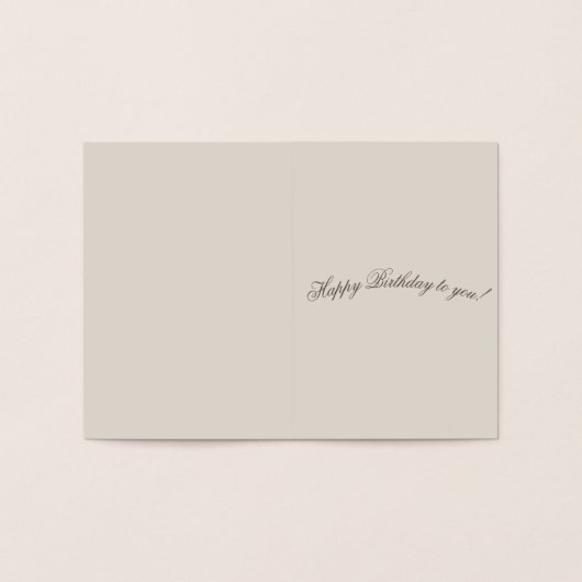 Gold antike chinesische Kunst Glückwunsch zum Gebu Folienkarte (Innenseite)