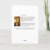 Gold Antlers | Grußkarte Feiertagskarte (Rückseite)