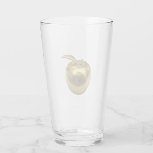 Gold Apple Glas (Rückseite)