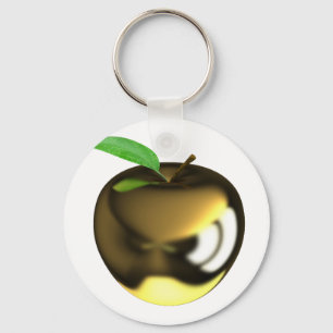 Gold Apple Keychain Schlüsselanhänger