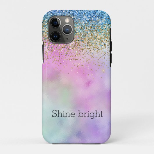 Gold Aqua Glitter Purple Sparkle        Case-Mate iPhone Hülle (Rückseite)
