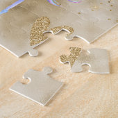 Gold Aqua Lila Glitzer Sparkone Puzzle (Seite)