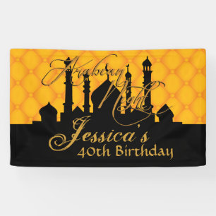 Gold, arabische Nächte themenorientiert Banner