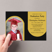 Gold Arch Foto Kinder Abschluss Acryleinladungen (Insitu (Handheld))