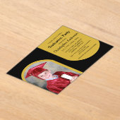 Gold Arch Foto Kinder Abschluss Acryleinladungen (Ablage )