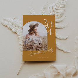 Gold Arch Moderne Graduierungspartei für Minimalis Einladung