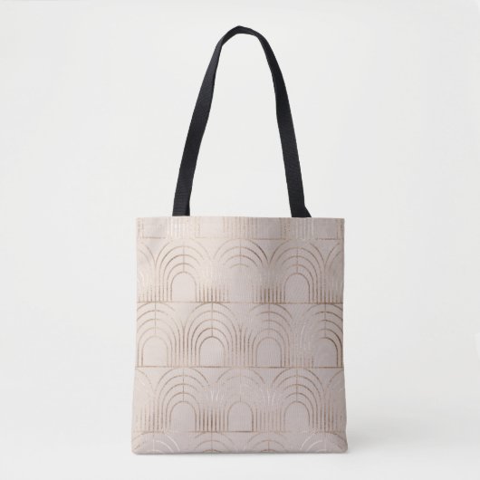 Gold Arch Tiles Art Deco. Tasche (Vorderseite)