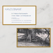 Gold arround visitenkarte (Vorne/Hinten)