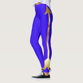 Gold Arrow Blue Leggings (Links)