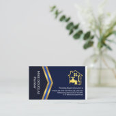 Gold Arrows Gold Faucet Plumbing Visitenkarte (Stehend Vorderseite)