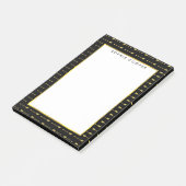 Gold Arrows Personalisiert Sticknotes Post-it Klebezettel (angewinkelt)