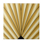 Gold Art Deco Design Fliese (Vorderseite)