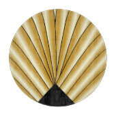 Gold Art Deco Design Schneidebrett (Vorderseite)
