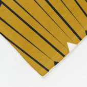 Gold Art Deco individuelles Muster Fleecedecke (Ecke)