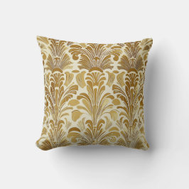 Gold Art Deco Muster Pillow Kissen