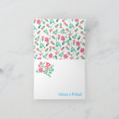 Gold Art Mexican Fiesta Dankeschön Karten (Innenseite)