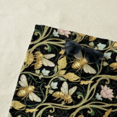 Gold Art Nouveau Bees Strandtuch (Beispiel)
