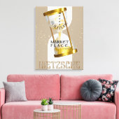 Gold Art Nouveau Introvert Philosophie Zitat Leinwanddruck (Insitu (Wohnzimmer))