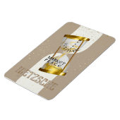 Gold Art Nouveau Introvert Philosophie Zitat Magnet (Linke Seite)