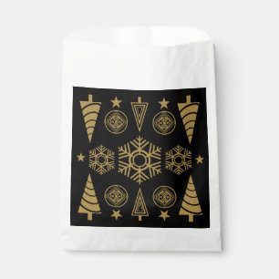 Gold Art Nouveau Weihnachtsdekoration Geschenktütchen