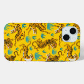Gold Asian Tiger Pattern Case-Mate iPhone Hülle (Rückseite (Horizontal))