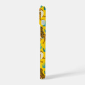 Gold Asian Tiger Pattern iPhone 15 Hülle (Linke Seite)