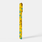 Gold Asian Tiger Pattern iPhone 15 Hülle (Rechte Seite)