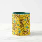 Gold Asian Tiger Pattern Tasse (Zentrum)