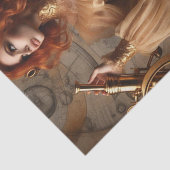 Gold Astronomen Steampunk Viktorianisch Decoupage Seidenpapier (Ausschnitt)