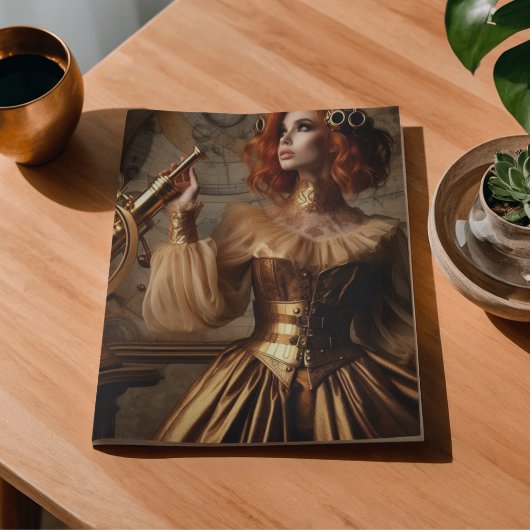 Gold Astronomen Steampunk Viktorianisch Decoupage Seidenpapier