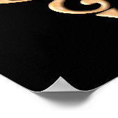 Gold Atmen  Poster (Ecke)