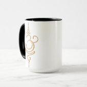 Gold atmen tasse (Vorderseite Links)