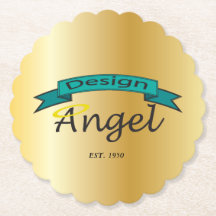 Gold ausgebogtes kundenspezifisches Logo