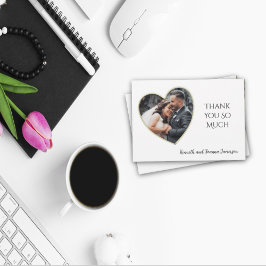 Gold ausgefeilte Herz-Rahmen Hochzeit Foto Vielen