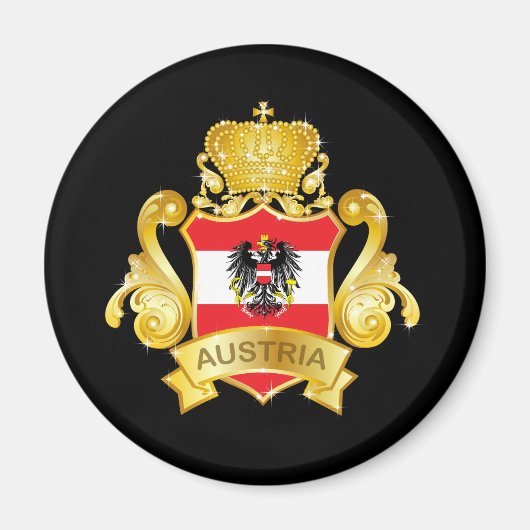 Gold Austria Magnet (Vorne)