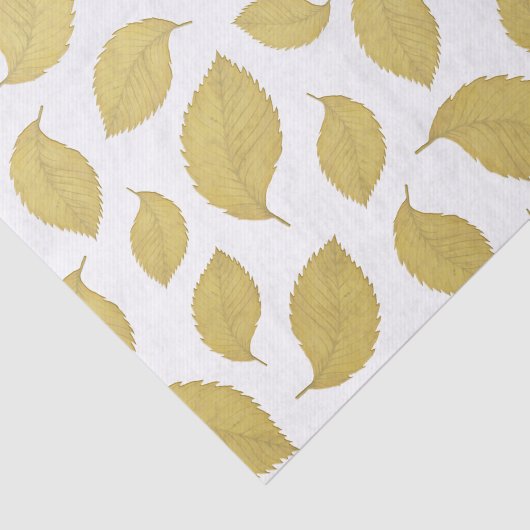 GOLD-AUTUMENBLÄTTEN - Gewebepapier Seidenpapier (Ausschnitt)