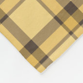 GOLD-AUTUMN-KARIERTES MUSTER MIT SCHARFENSCHALTFLÄ FLEECEDECKE (Ecke)