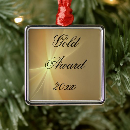 Gold Award Metal Ornament Aus Metall (Baum)