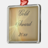 Gold Award Metal Ornament Aus Metall (Links)