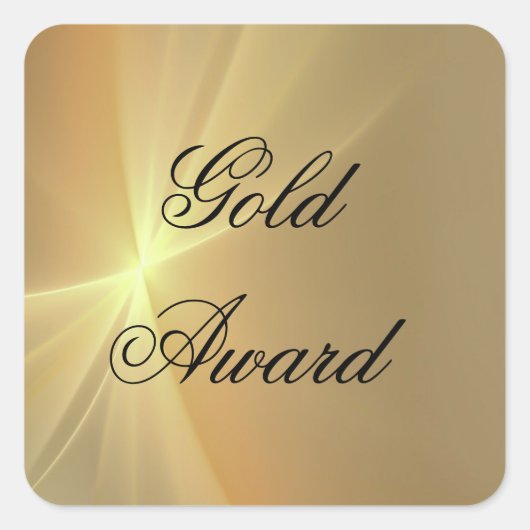 Gold Award Stickers für Scrapbooks und Einladungen (Vorderseite)