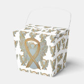 Gold Awareness Ribbon Angel Take Out Bevorzugung B Geschenkschachtel (Vorderseite)