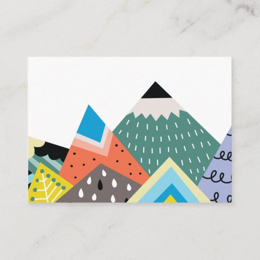 Gold Baby Library Book Request Mountain Fox Funny Begleitkarte (Rückseite)