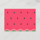 Gold Baby Library Book Request One in Melon Theme Begleitkarte (Rückseite)