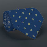 Gold Baby Star von David Dark Navy Blue Krawatte<br><div class="desc">Judaika</div>