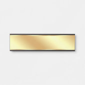 Gold Background For Your Text Create Your Own Türschild (Vorderseite )