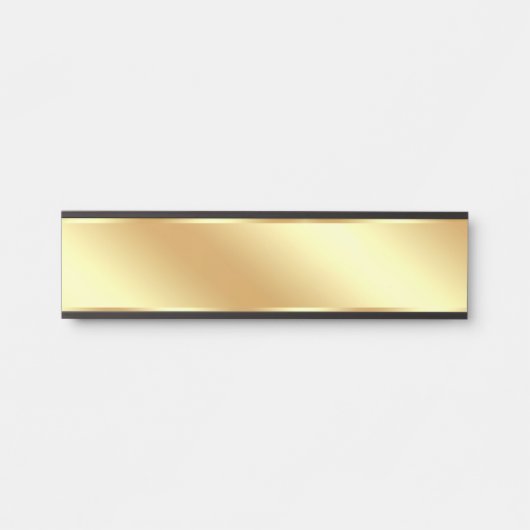 Gold Background For Your Text Create Your Own Türschild (Vorderseite )