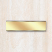 Gold Background For Your Text Create Your Own Türschild (Vorderseite )