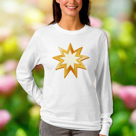Gold Baha'i Symbol T-Shirt