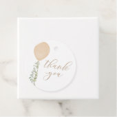 Gold Balloon Baby Dusche Vielen Dank Geschenkanhänger (Beispiel)